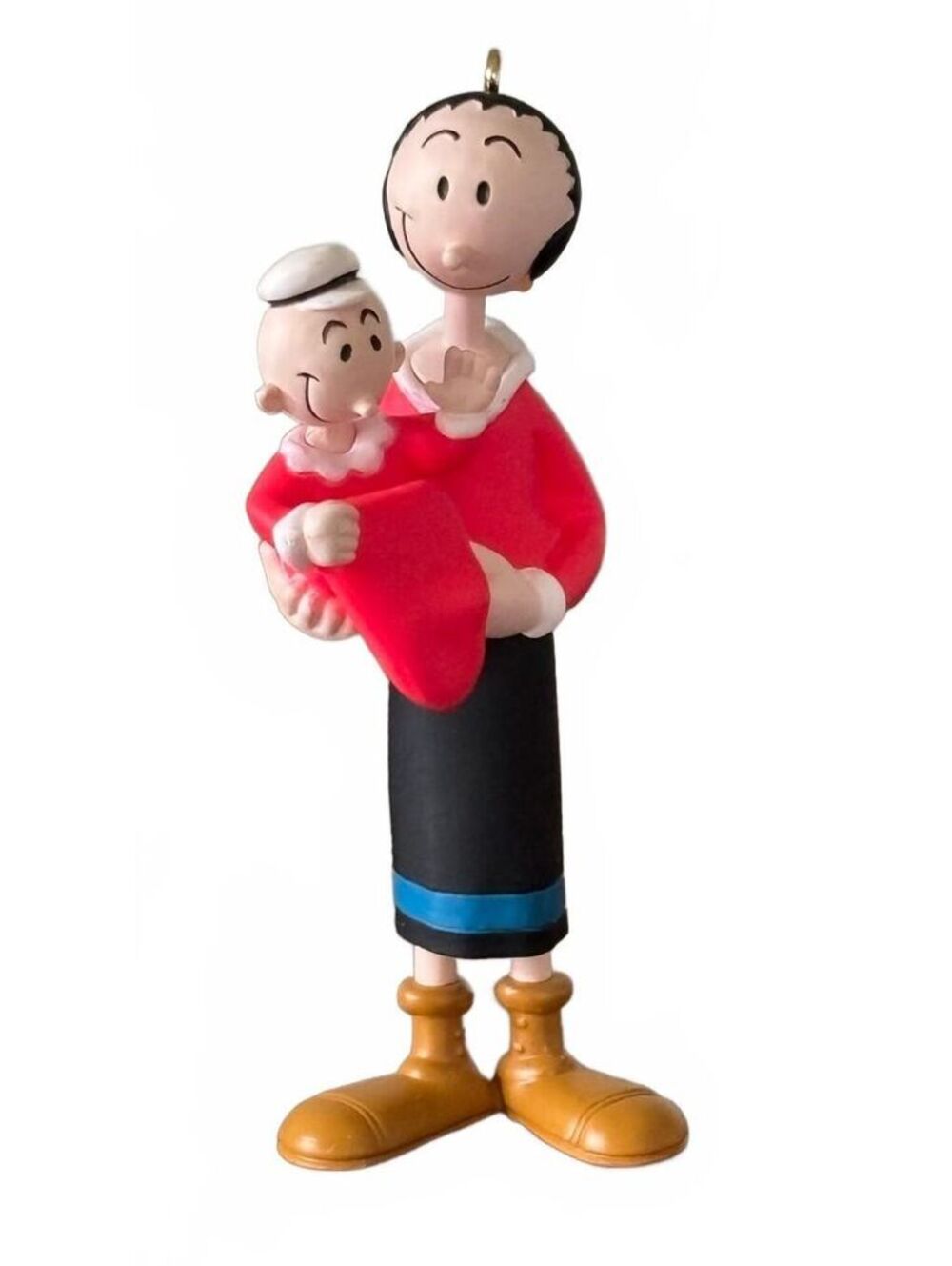 1996 Hallmark Keepsake Olive Oyl & Swee'Pea Popeye Ornament QX5481 w Box